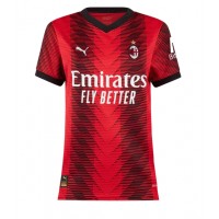 Camisa de Futebol AC Milan Ismael Bennacer #4 Equipamento Principal Mulheres 2023-24 Manga Curta